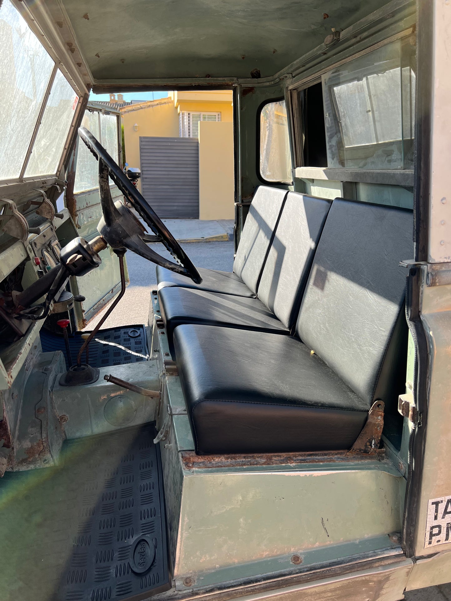 Asientos delanteros Land Rover series